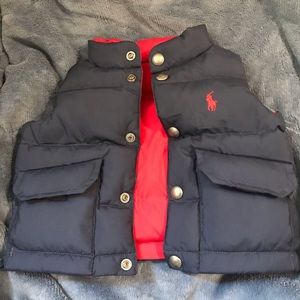 Reversible Ralph Lauren Polo Puffer Vest